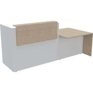 Banque d'accueil Filia+ module PMR à gauche 242,5 cm - Buronomic
