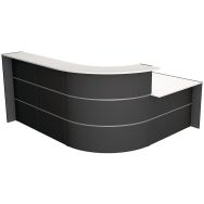 Banque d'accueil compact Bari Anthra Module d'accueil Gauche