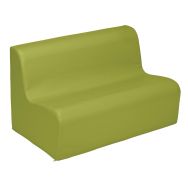 Banquette 2 places Diabolo Adulte tissu PVC coloris anis