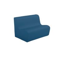 Banquette 2 places Diabolo Junior enduit PVC Pétrole