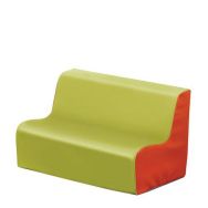Banquette 2 places Poussin bicolore