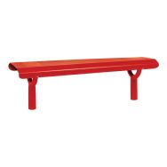 Banquette Oslo 1.50 m acier - zinc - Procity
