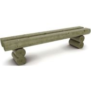 Banquette Ploemeur 200x45x45 cm - pin