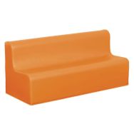 Banquette droite hauteur assise 32 cm - orange