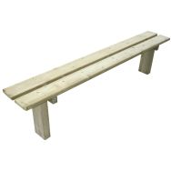 Banquette forestière tout bois 2 m