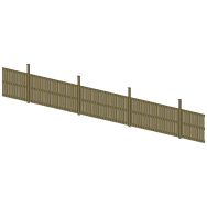 Bardage sur pan pour pergola renforcée/acier Boisdexter
