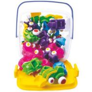 Baril mini véhicules fluo