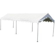 Barnum tente de réception plein air 3 x 8 m - 24 m² - toit blanc + armature