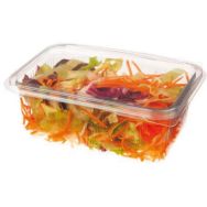 Barquette à salade en plastique - 750 g - Lot de 4