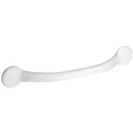 Barre d'appui droite 43cm acier époxy blanc