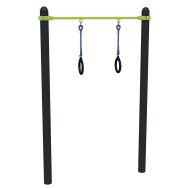 Barre de gymnastique 2 anneaux pour parcours sportif Freetness
