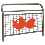 Barrière 1.50 m spéciale Ecole Conviviale Le Poisson - zinc - Procity