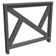 Barrière ATRIUM 120 cm plastique recyclé - Espace Urbain