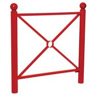 Barrière Province simple croix Boule - zinc - Procity