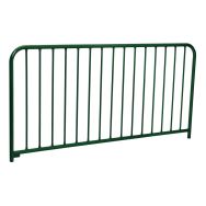 Barrière à barreaux 2 m - galva vert 6005