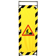Barrière d'intervention 1,80m logo chantier - VISO