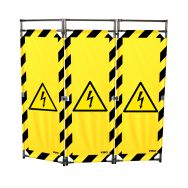 Barrière d'intervention structure Inox 180cm 3 vantaux- Viso