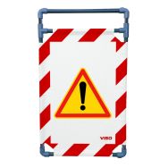 Barrière d'intervention structure PVC 1 panneau - Viso