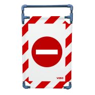Barrière d'intervention structure PVC 1 panneau - Viso