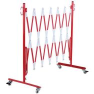 Barrière extensible rouge-blanc 3,6m avec rouleau