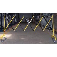 Barrière extensible sur roulettes - Mottez