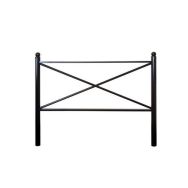 Barrière grillagée - Noire - Manutan Expert