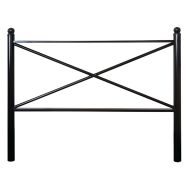 Barrière grillagée - Noire - Manutan Expert