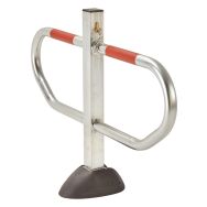 Barrière pied central avec arceaux