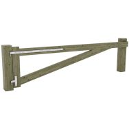 Barrière pivotante passage 3,50 m - pin traité