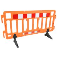 Barrière plastique - orange 2m