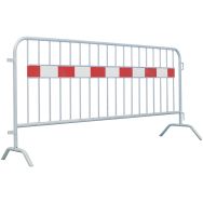 Barrière type D, avec plaque, Longueur: 2,50 m, 18 barreaux