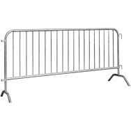 Barrière type D, sans plaque, Longueur: 2,50 m, 18 barreaux