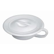 Bassin de lit - 2 5 L - Rond - Avec couvercle