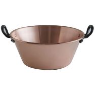 Bassine confiture cuivre 26cm 3L induction