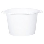 Bassine ronde 120 L polypropylène - blanc