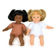 Bébé africain 30 cm avec cheveux