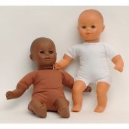 Bébé africain 30 cm sans cheveux