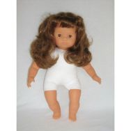 Bébé européen fille 40 cm avec cheveux