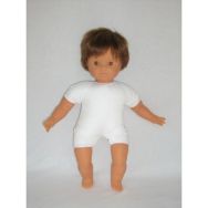 Bébé européen garçon 40 cm avec cheveux
