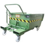 Benne basculante en acier renforcé Vert - Sall