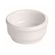 Beurrier en porcelaine ø5,8 cm 3cl blanc