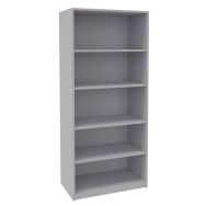 Bibliothèque haute Sirius sans porte 80x180 cm alu