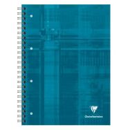 Bind'O Block 22,5x29,7cm 240p Q.5x5 cadré + 1 pochette 4 couleurs de bandes perfo4 trous