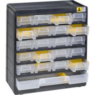 Bloc-tiroirs VarioPlus Basic noir et jaune - Allit