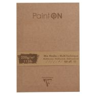 Bloc 50 feuilles PaintON Assorti 250g - Clairefontaine