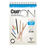 Bloc Cray'ON 120g spiralé - Clairefontaine