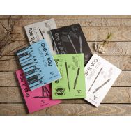 Bloc GraF'iT DOT 90g couleurs assorties - Clairefontaine