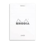 Bloc agrafé blanc ligné - Rhodia