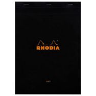 Bloc agrafé noir N 18 21x29,7 cm 80 feuillets 80g