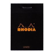 Bloc agrafé noir ligné - Rhodia